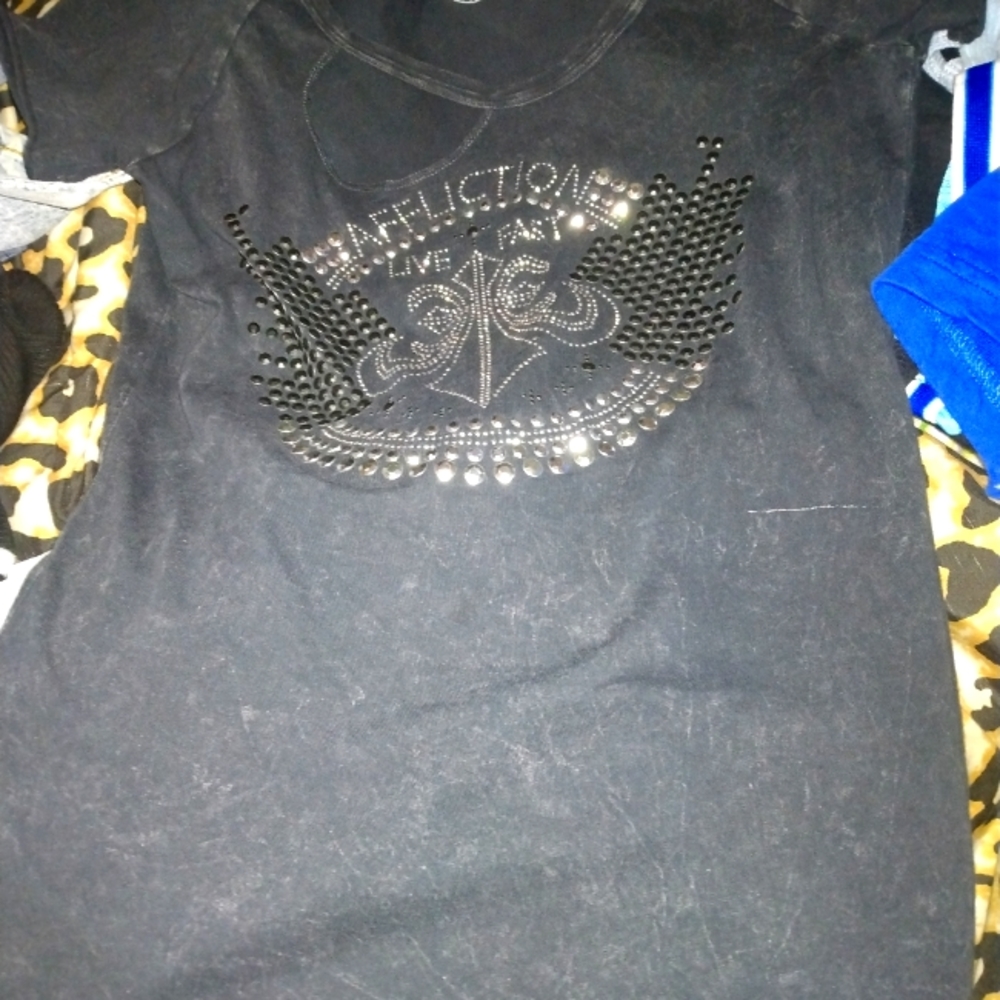 Affliction live fast tee shirt